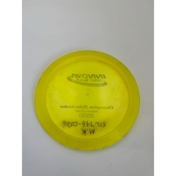 Innova Disc Golf Champion Sidewinder Plastic Distance Driver Disc Yellow - Picture 2 of 2